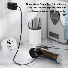 Hikeren Hikeren Akku-Handstaubsauger 68W Staubsauger und Geblase,mit mehreren Dusen,Mundstucken,Bursten, Staub blasen Беспроводной ручной пылесос Hikeren Пылесос и воздуходувка мощностью 68 Вт, с несколькими насадками, мундштуками, щетками и системой выд