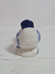 Фигурка винтажная Delft "Птичка", ручная работа, фарфор, 8 см, Нидерланды, 1970-80гг.