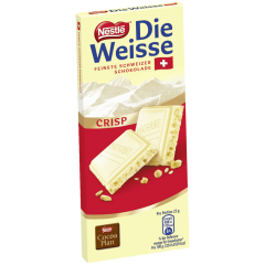 Nestle Die Weisse Crisp Белый шоколад с хрустящим рисом 100г