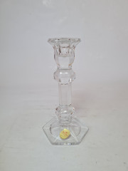 Подсвечник винтажный стеклянный Salco, 18,5x9см, Германия, 1960-70гг.