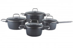 Homeware Homeware Topfset 4-tlg.  schwarz Набор горшков для дома из 4 предметов.