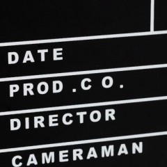 relaxdays Filmklappe schwarz Хлопушка черная