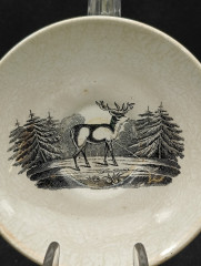 Тарелка декоративная V&amp;B Wallerfangen "Олень", фарфор, 12 см, Германия, 1970-80гг.