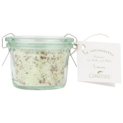 LaNature Badepuder Olive-Limone mit Blutenblatter Badezusatz Olive, 70 g