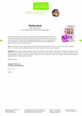 Krauterhaus Sanct Bernhardt Face packs – Combination package, 60 мл