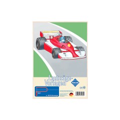 Pebaro Laubsagevorlage Rennwagen Шаблон лепнины гоночного автомобиля