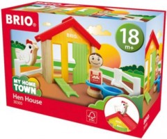 BRIO 8-tlg. Holz Bauernhof Set 8 шт. Деревянный набор фермы