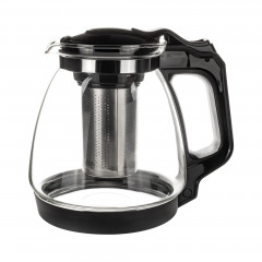 T24 T24 Wasserkocher Glasteekanne mit Edelstahl Teesieb Uberhitzungsschutz, 1700 ml, 1700 ml Чайник T24 стеклянный заварочный чайник с ситечком из нержавеющей стали с защитой от перегрева, 1700 мл, 1700 мл