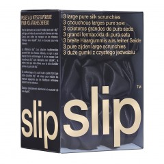 Slip Breite Haargummis Aus Reiner Seide  Широкие резинки для волос из чистого шелка