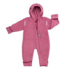 Hoppediz Overall aus Fleece Babyeinteiler beere Комбинезон из флиса детский цельнокроеный ягодка