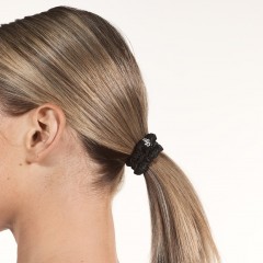 Slip Dunne Haargummis Aus Reiner Seide  Тонкие резинки для волос из чистого шелка