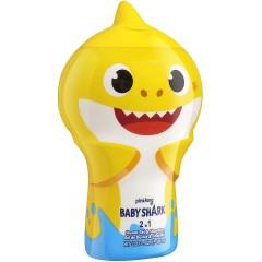 embb EMPEAK MARKWINS BEAUTY BRANDS Baby Shark 2 in 1 Duschgel  Shampoo 3D 400 ml Baby Shark гель для душа 2 в 1 шампунь 3D 400 мл