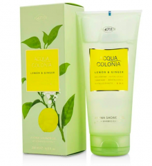 4711 Acqua Colonia Lemon &amp; Ginger Bath &amp; Shower Gel Гель для душа унисекс, 200 мл