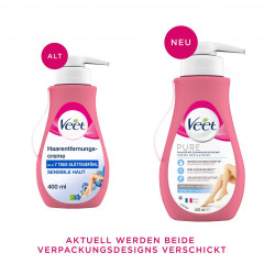 Veet Haarentfernungscreme Sensible Haut  Крем для депиляции Чувствительная кожа
