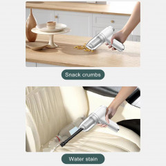 Rutaqian Rutaqian Akku-Handstaubsauger 3 -in -1 Multi -Funktionen drahtlose Staubsaugerauto Autogebrauch, Vakuum-/Blasgas/Pumpen -Vakuum/Milbenentfernung Burstenloser Saugen Schwarz Беспроводной ручной пылесос Rutaqian, многофункциональный беспроводной пы