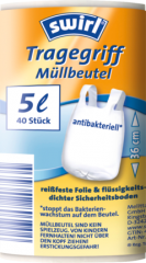 Swirl Мешки для мусора антибактериальные, 40 шт