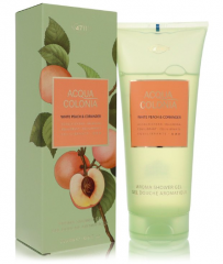 4711 Acqua Colonia White Peach &amp; Coriander Bath &amp; Shower Gel Гель для душа унисекс, 200 мл