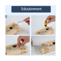 Vetaka Schraubenbrett Montessori Spielzeug fur Kinder Винтовая доска Монтессори игрушка для детей