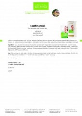 Krauterhaus Sanct Bernhardt Sedative Mask, 60 мл