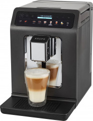 Krups Krups Kaffeevollautomat EA895N Evidence One, inkl. 250 gr ESPRESSO KAFFEE im Wert von UVP € 6,99 Полностью автоматическая кофемашина Krups EA895N Evidence One, включая 250 г КОФЕ ЭСПРЕССО — рекомендуемая розничная ена 6,99 евро.