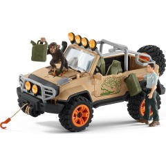 Schleich Schleich Wild Life 42410 Gelandewagen mit Seilwinde Внедорожник Schleich Wild Life 42410 с лебедкой