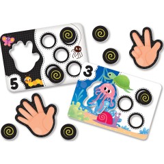 Lisciani Montessori Babyhande Zahle mit mir Детские руки Монтессори Плати со мной