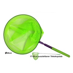 MEDUP Teleskopkescher mit faltbarer Becherlupe Телескопическая сетка со складной лупой