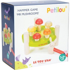 Le Toy Van Hammerspiel Holzpilze PL092 Молоток игра деревянные грибы PL092