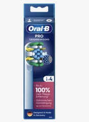 Oral-B Aufsteckbursten PRO Tiefenreinigung, 4 St Насадки-щетки для глубокой очистки PRO, 4 шт.