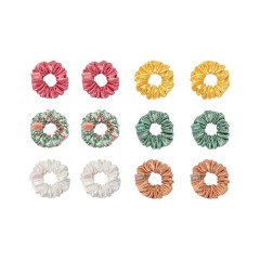 Slip pure silk minnie scrunchies italian summer  резинки для волос минни из чистого шелка итальянское лето