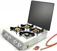 NJ The right choice NJ The right choice Gaskocher NGB-400C, (Edelstahl Gaskocher 4 flammig mit Deckel mit Piezozundung), elstahl Gaskocher 4 flammig mit Deckel mit Piezozundung. NJ Правильный выбор газовая плита NGB-400C, (газовая плита из нержавеющей ст