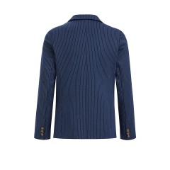 WE Fashion Jongens slim fit blazer met streepdessin Blazer fur Jungen Jongens приталенный блейзер в полоску Блейзер для мальчиков