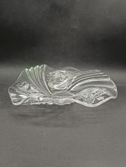 Тарелка декоративная винтажная Mikasa / Studio Nova, хрустальное стекло, 22.5 см, Германия, 1970-80гг.