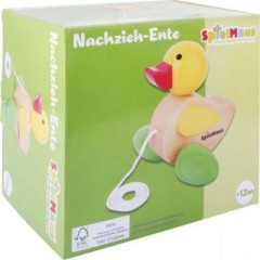 SpielMaus Holz Nachziehente Деревянная утка SpielMaus