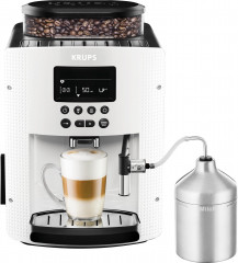 Krups Krups Kaffeevollautomat EA8161 Espresso Kaffeevollautomat INKLUSIVE XS6000 Pisa weiss Полностью автоматическая кофемашина Krups EA8161 Полностью автоматическая кофемашина Espresso ВКЛЮЧАЯ XS6000 Pisa white