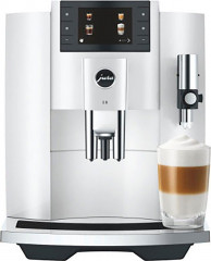 JURA JURA Kaffeevollautomat 15585 E8 Piano White (EC) Полностью автоматическая кофемашина JURA 15585 E8 Piano White (EC)