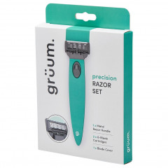Gruum Prazisions-Rasierset Meeresgrun Набор для точного бритья