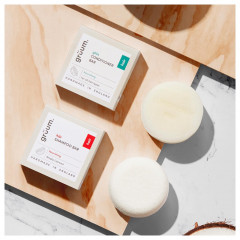 Gruum har Plastikfreies festes Shampoo Nahrend har Plastic Free Shampoo Bar Питательный