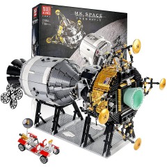 MOULD KING Klemmbausteineset Apollo 11 Spacecraft Набор клеммных колодок Космический корабль Аполлон-11