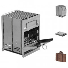 FoxOutdoor FoxOutdoor Feuerstelle 33691B Raketenofen klein silber FoxOutdoor костровая яма 33691B ракетная печь маленькая серебристая