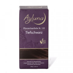 Ayluna Naturkosmetik Haarfarbe Nr.110 Tiefschwarz  Краска для волос #110 Глубокий черный