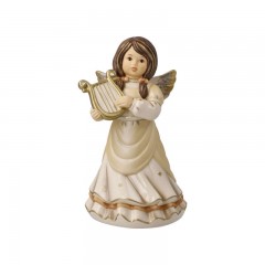 Goebel Goebel champagnerfarben Himmelsboten Himmlisches Harfenspiel - mit Swarovski Kristallen h: 15,5 cm Goebel цвета шампанского Небесные вестники Игра Небесной арфы - с кристаллами Swarovski h: 15,5 см