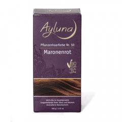 Ayluna Naturkosmetik Haarfarbe Nr.50 Maronenrot  Краска для волос #50 Каштановый красный