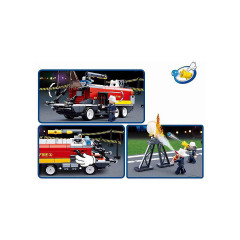 Sluban Klemmbausteine Flughafen Loschfahrzeug (381 Teile) Пожарная машина аэропорта (381 шт.)