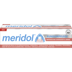 meridol Zahnpasta RUNDUMPFLEGE empfindliches Zahnfleisch &amp; Zahne, Меридол Зубная паста для чувствительных десен и зубов, 75 мл