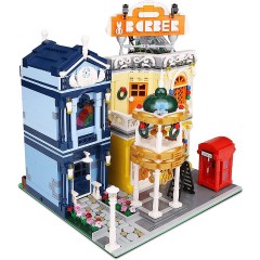 MOULD KING Klemmbausteineset Modular Building Комплект клеммных колодок Модульное здание