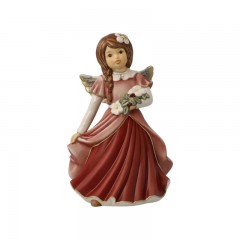 Goebel Goebel Bordeaux - Himmelsboten Winterblutenzauber - mit Swarovski Stern h: 15,5 cm Goebel Bordeaux - небесные посланники, волшебство зимнего цветения - со звездой Сваровски, высота: 15,5 см.