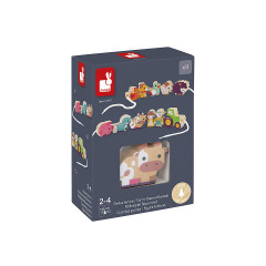 Janod Fadelspiel Bauernhof 11 Teile (Holz) Резьбовая игровая ферма 11 деталей (дерево)