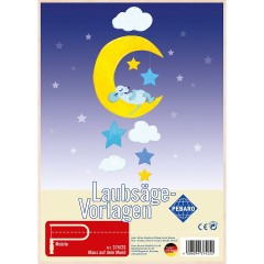 Pebaro Laubsagevorlage Mobile Maus auf dem Mond Шаблон листовки Мобильная мышь на Луне