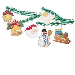 Pebaro Laubsagevorlage Baumschmuck III Шаблон листовки для елочных украшений III